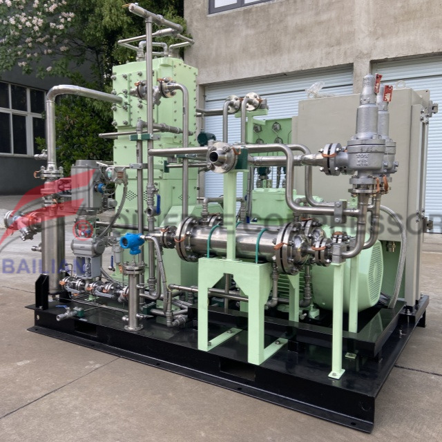 TZWH-60/0.8-8 Yağsız C₂F4 Su Soğutma Dikey Kompresör 
