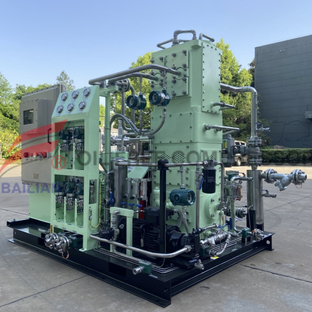 TZWH-60/0.8-8 Yağsız C₂F4 Su Soğutma Dikey Kompresör 