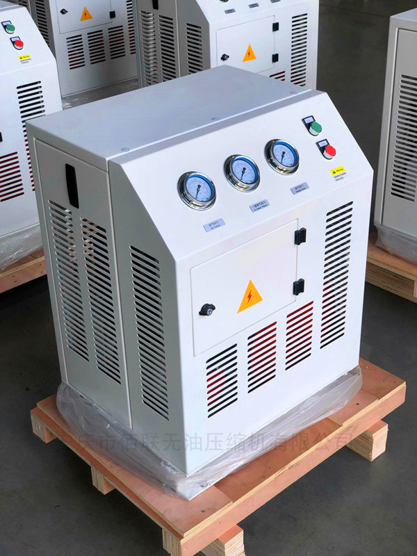 Tamamen yağsız y&uuml;ksek basın&ccedil;lı oksijen kompres&ouml;r&uuml;